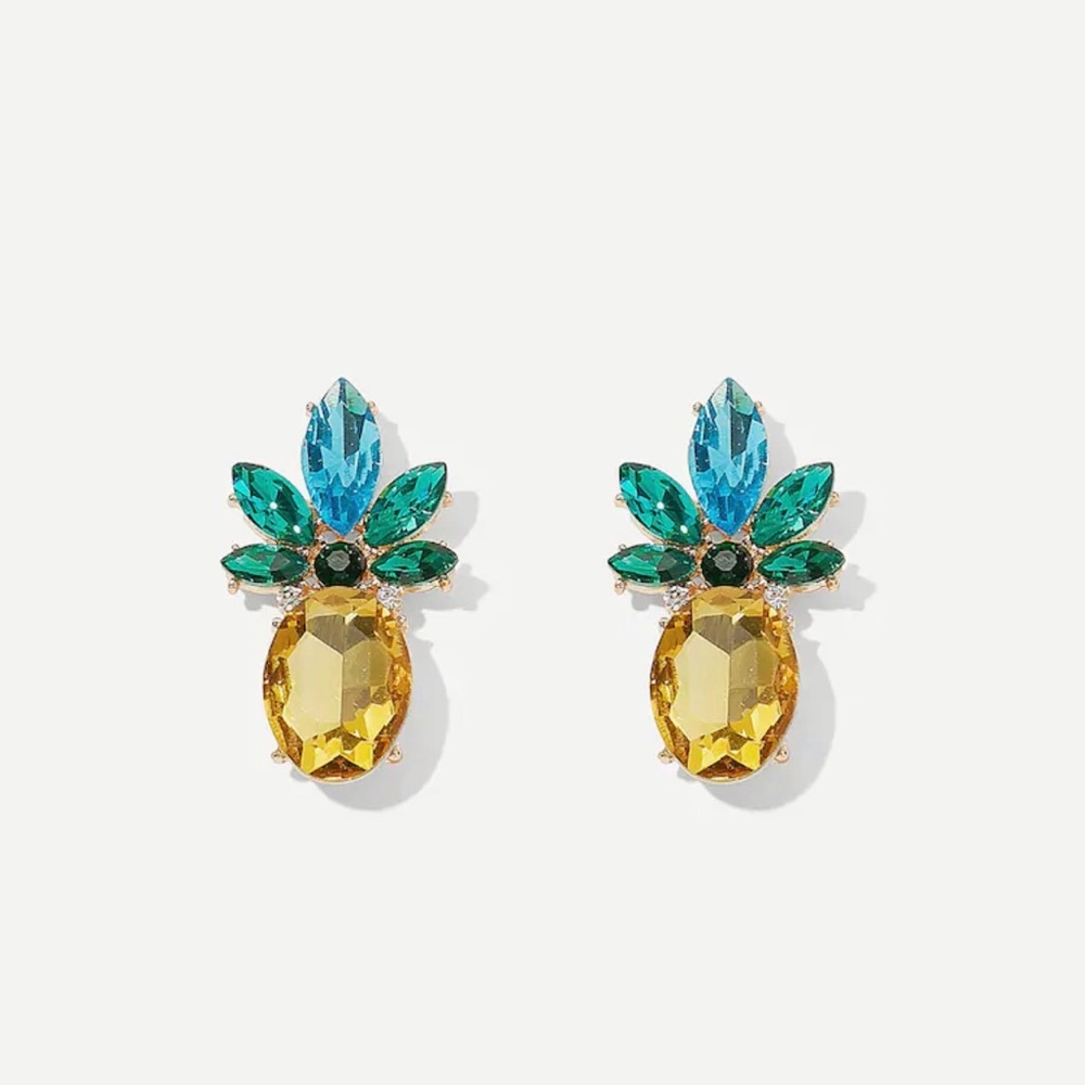 Pinanpple earings - Picture 4 of 4